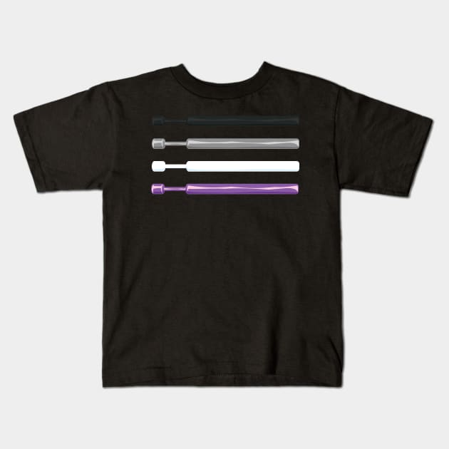 LARP - Asexual Boffer Kids T-Shirt by pscof42